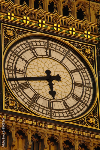 Big Ben Clockface photo