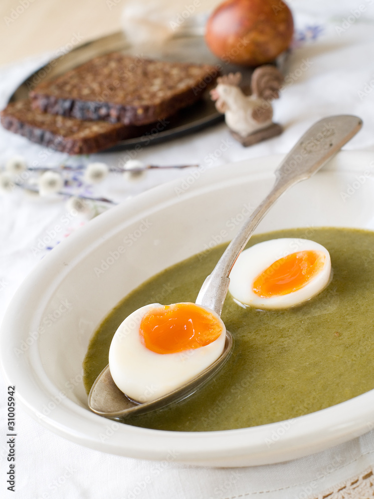 spinach soup spinach soup
