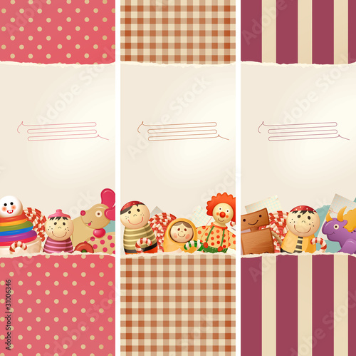 toys & paper - banners