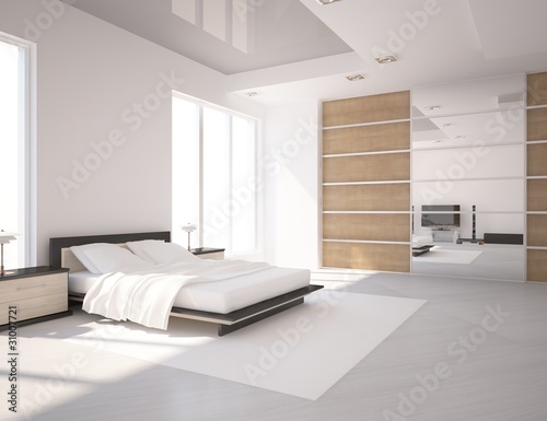 white bedroom © AntonSh