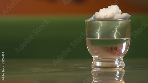 Una tempesta in un bicchier d'acqua