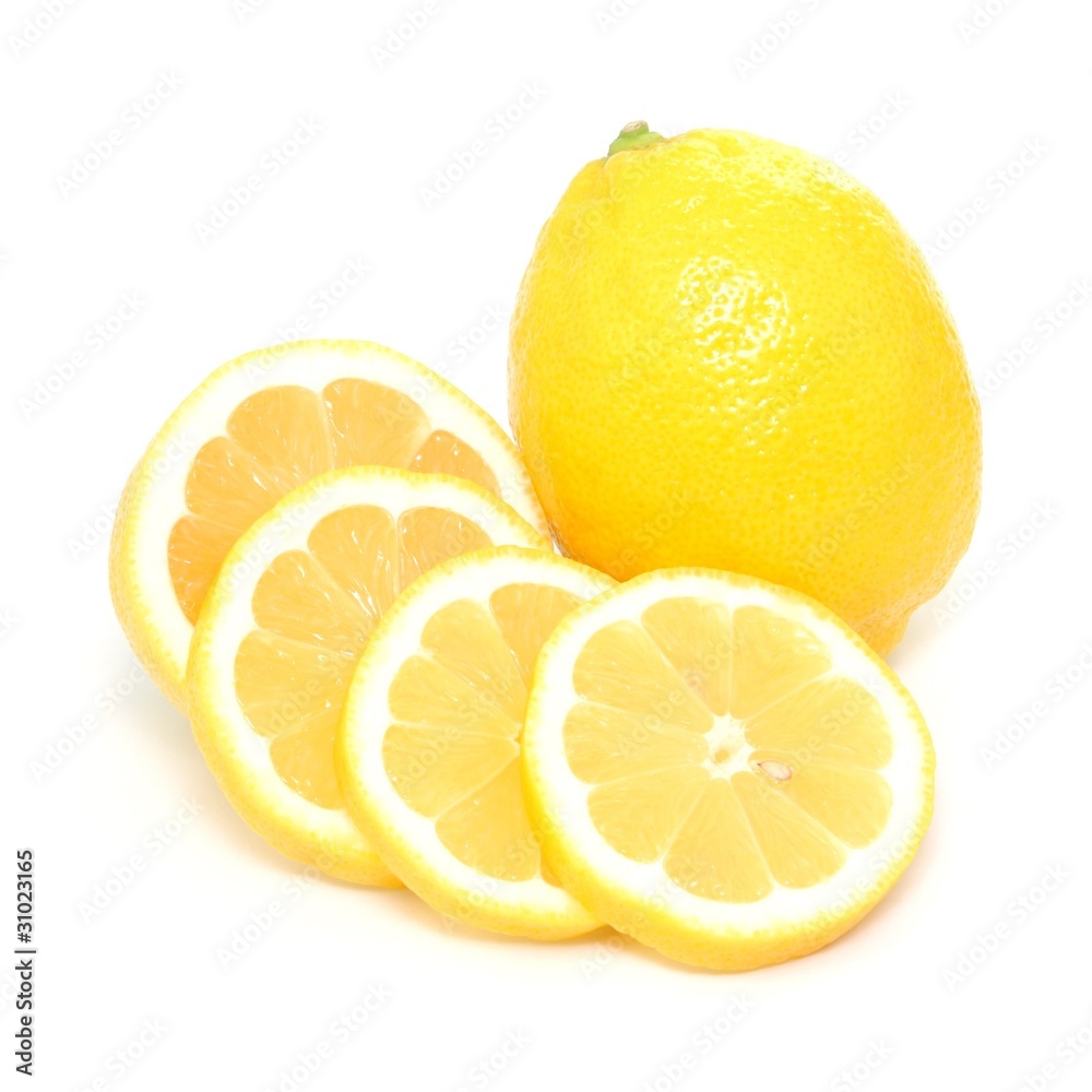 Zitrone, Scheiben
