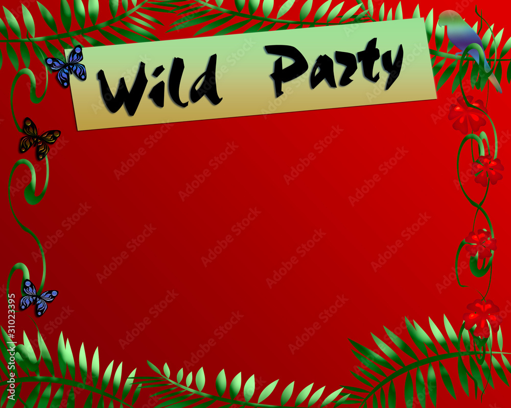 wild party poster