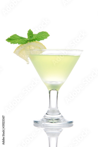 Yellow green martini Mojito Cocktail drink