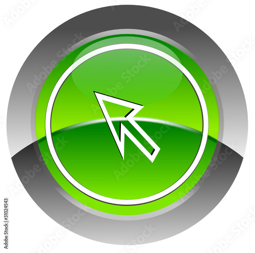 Pointer glossy icon