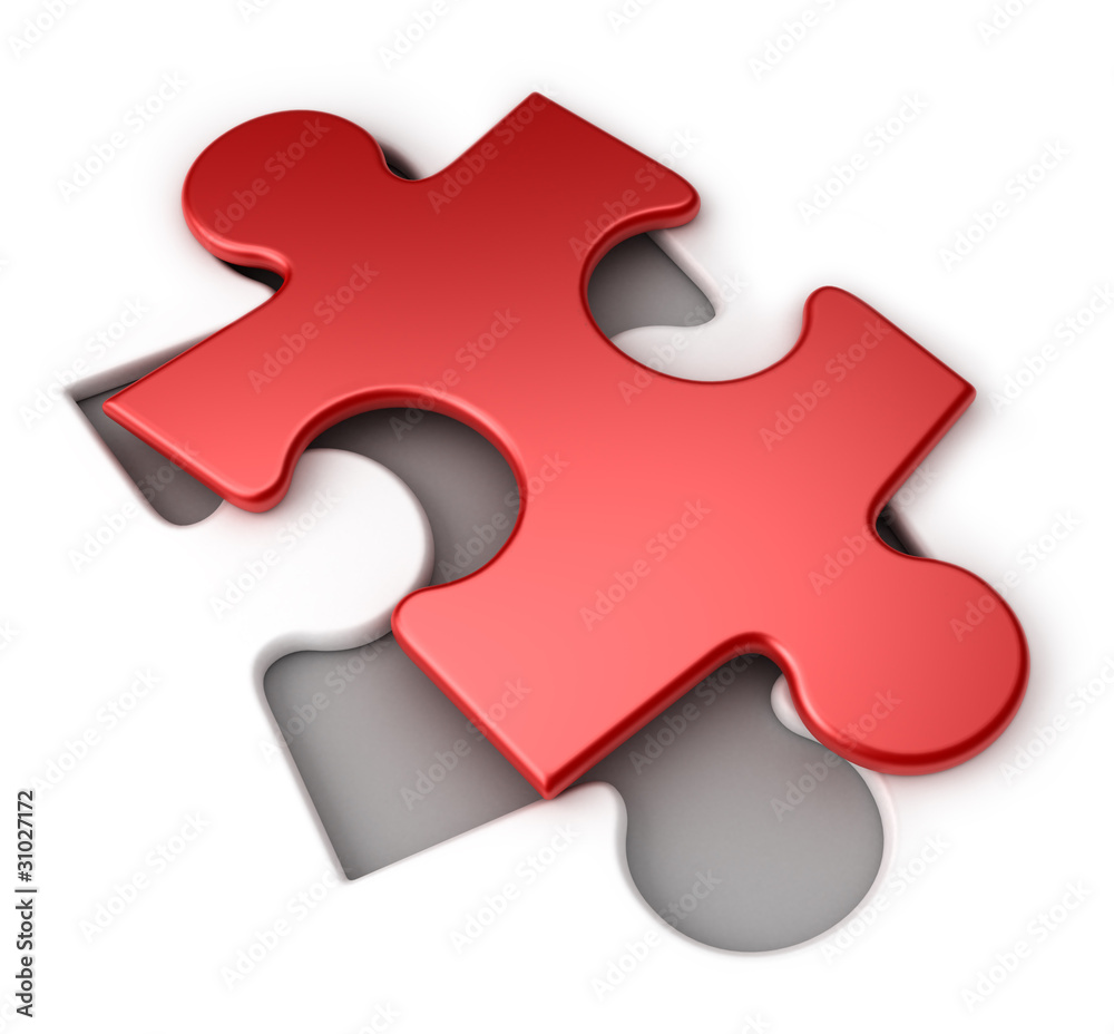 Red puzzle Red puzzle