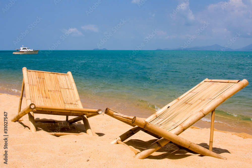 Beautiful tropical beach  , Thailand .