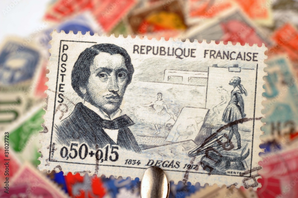 timbres - Degas - philatélie France