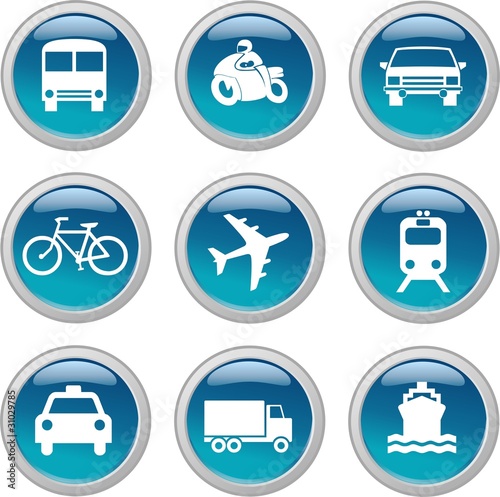 boutons transport