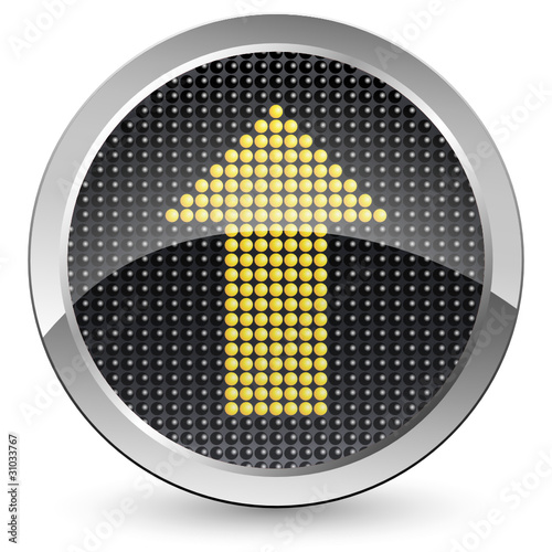 LED-Button - Hoch