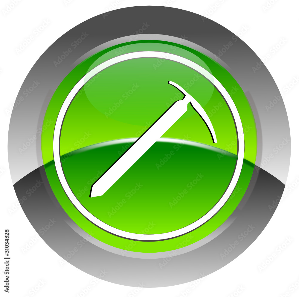 Hammer glossy icon Hammer glossy icon