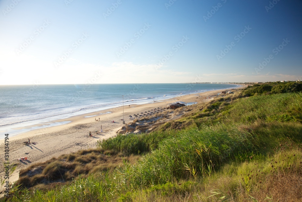 Roche beach at Cadiz