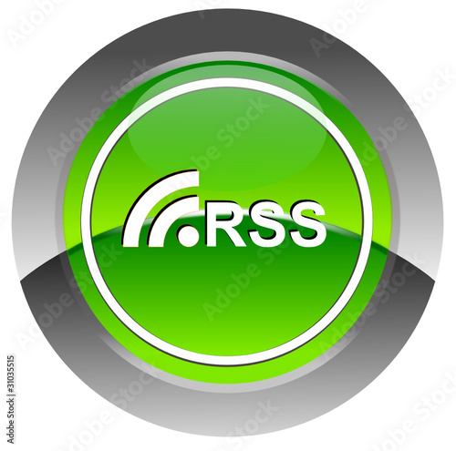 Feed glossy icon