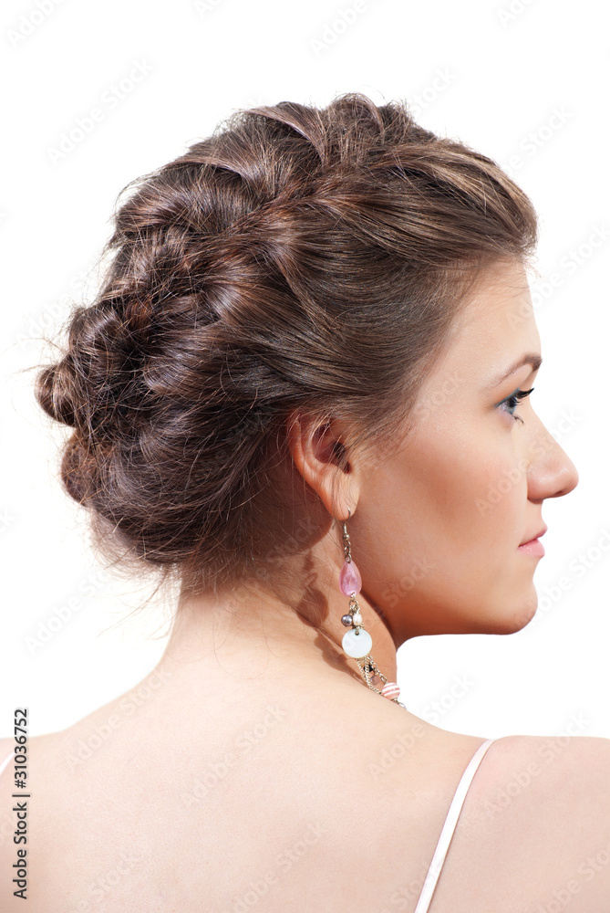 Naklejka premium Hairstyle