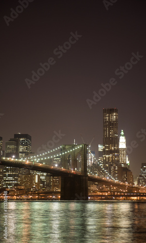 Fototapeta Naklejka Na Ścianę i Meble -  Brooklyn Bridge, New York, NY
