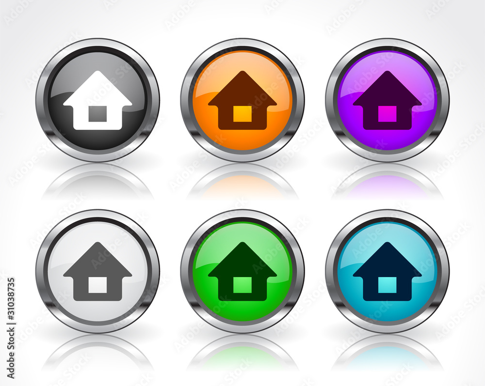 Buttons for web. Vector.