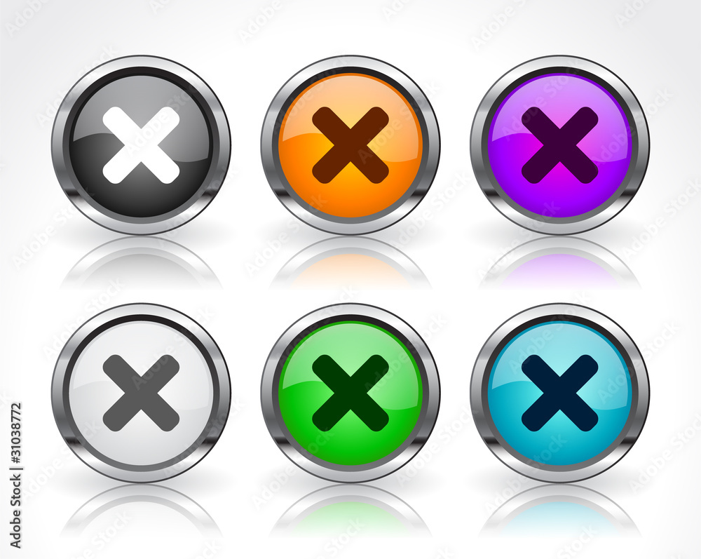 Buttons for web. Vector.