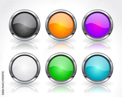 Free Download Buttons for web. Vector. - GFXLoad