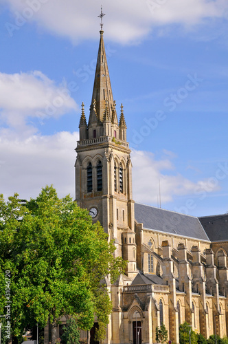 Eglise de Sablé sur Sarthe en France