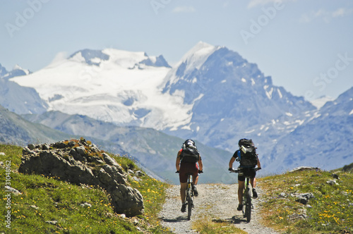 Mountainbiken am Ortler