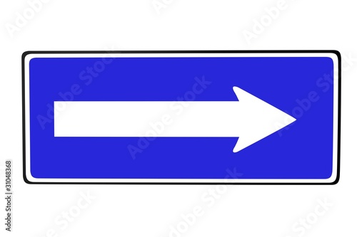 Einbahnstrasse - Schild