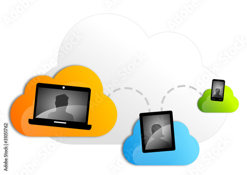 cloud computing v6 (multi colors)