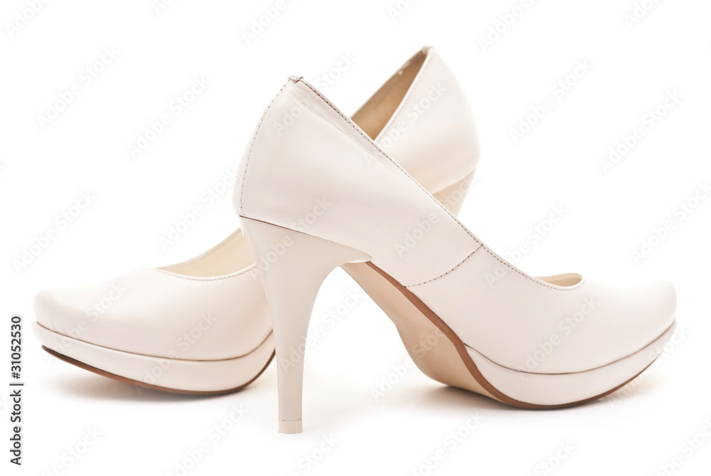 Pair of white shoes Pair of white shoes