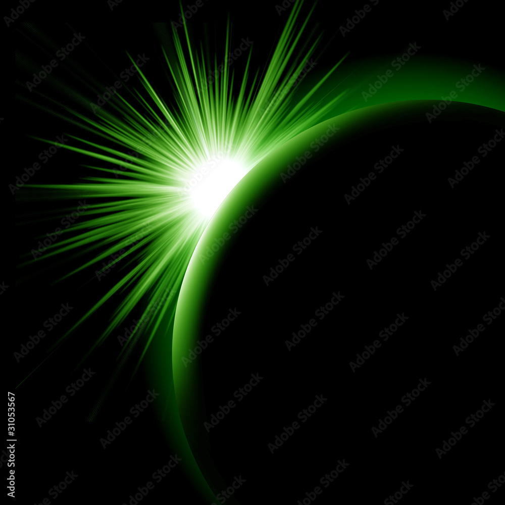 Obraz premium Image of a solar eclipse