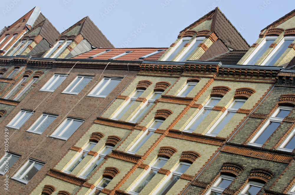 Jugendstilgebäude in Kiel, Deutschland