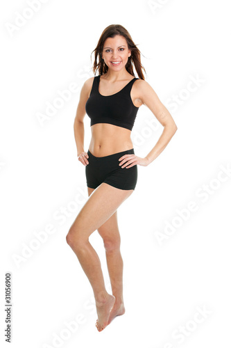 Smiling fitness women
