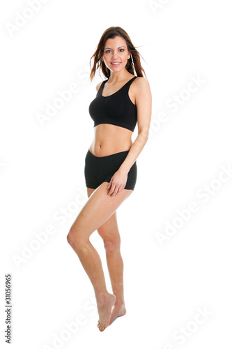 Smiling fitness women