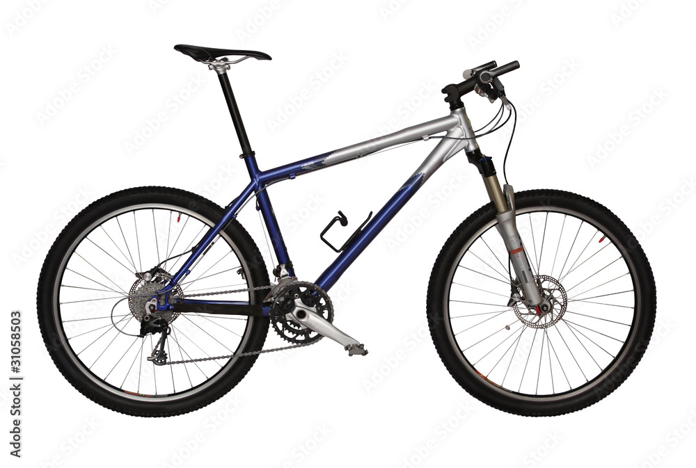 Fototapeta premium Blue Mountain bike