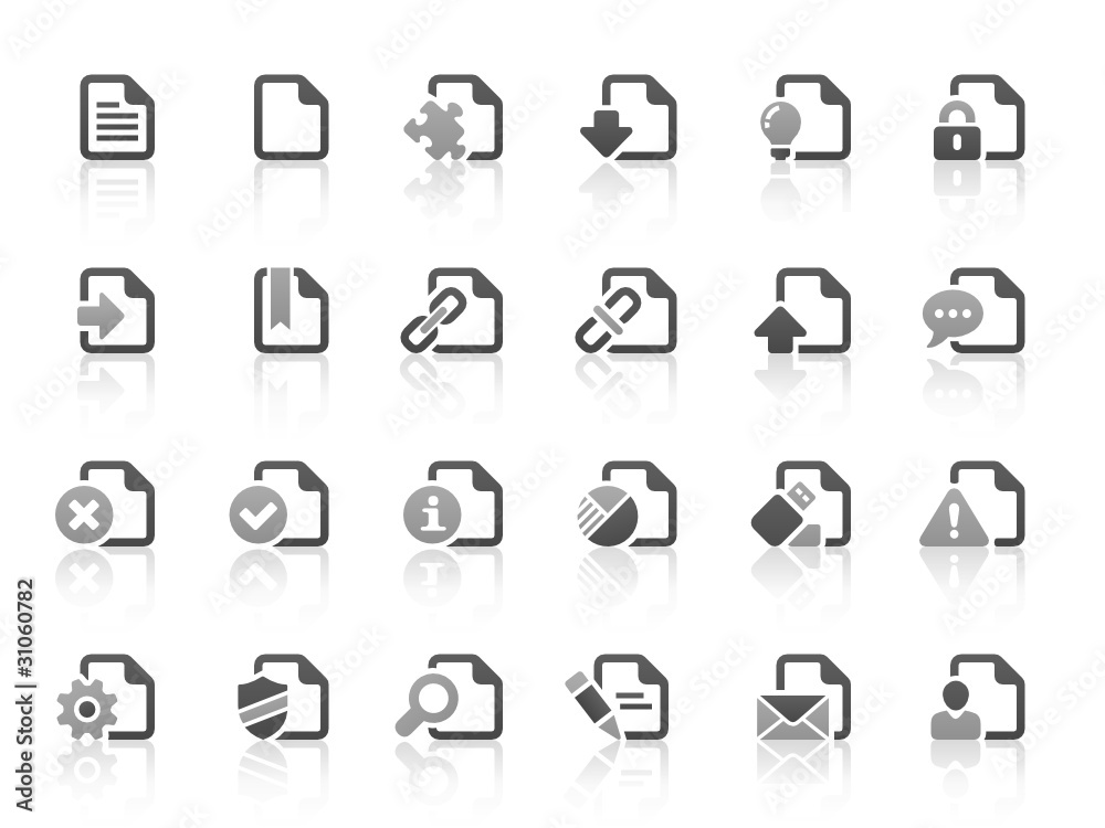 Black Gray Vector Icons