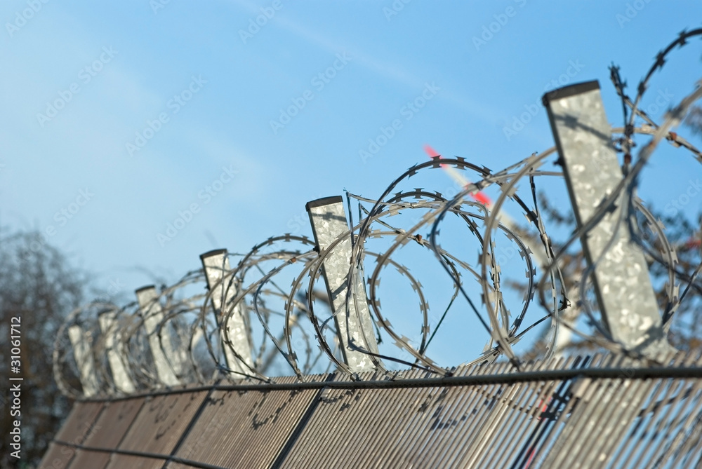 Fototapeta premium Nato-Draht