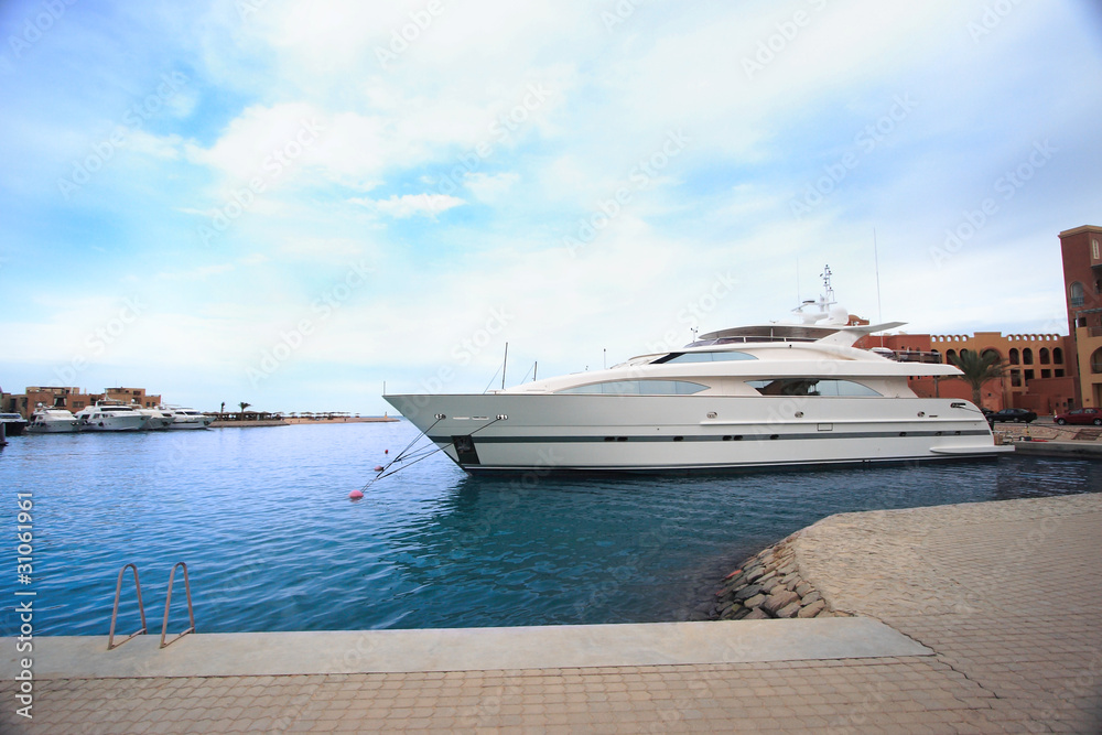 Luxury yachts at El Gouna