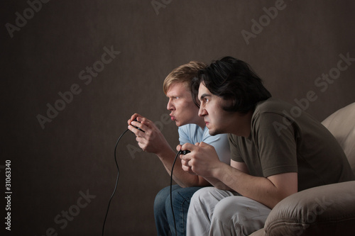 friends playing video games