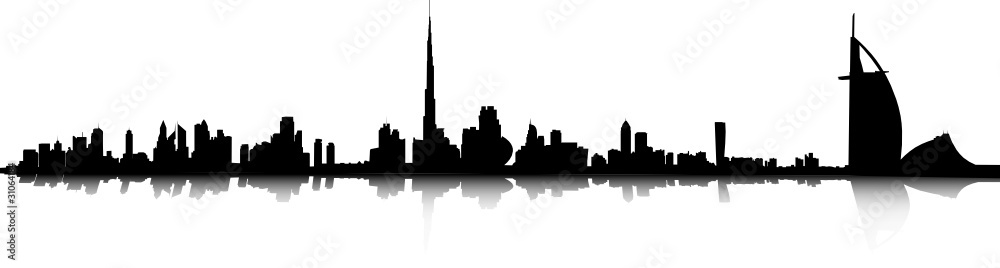 Obraz premium Panoramę Dubaju