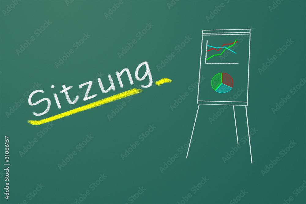 Naklejka premium Sitzung #110326-005