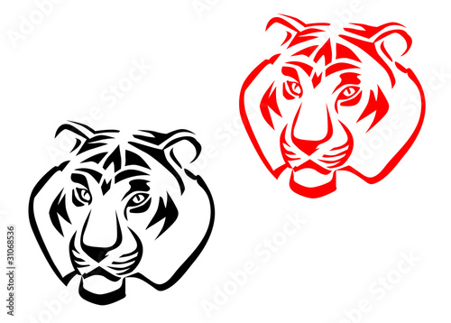 Fototapeta Naklejka Na Ścianę i Meble -  Tiger mascots