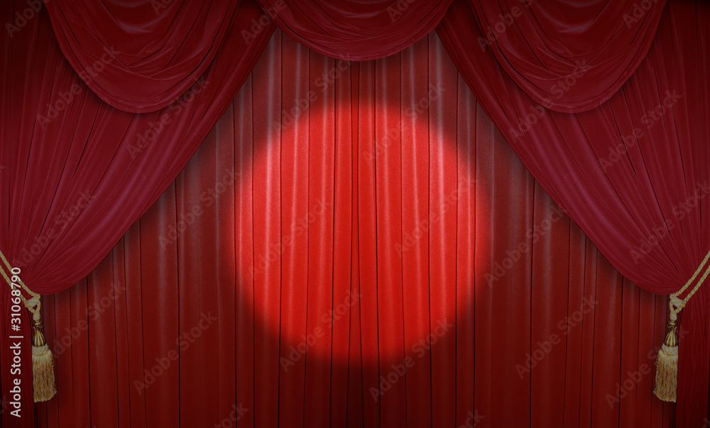 Bühne frei im Theater Stock-Foto | Adobe Stock