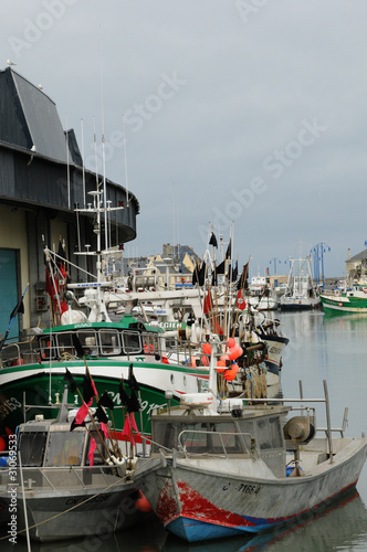 Port en Bessin en Normandie photo