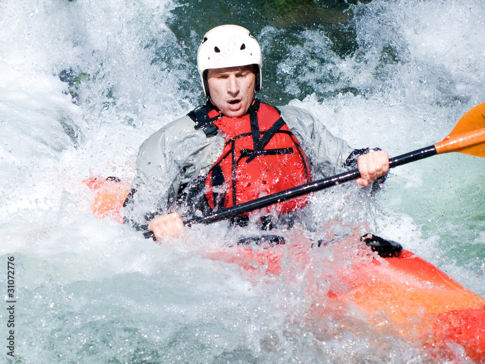 Fototapeta premium kayaker
