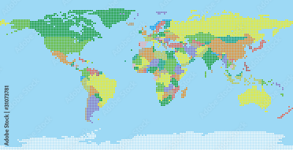 Obraz premium World map