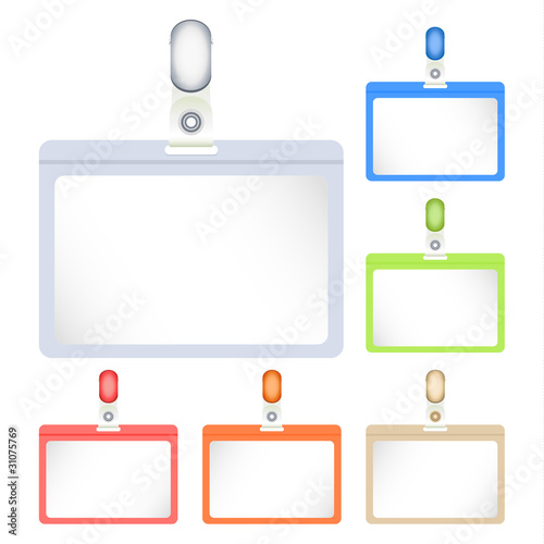 Badges - name tags set