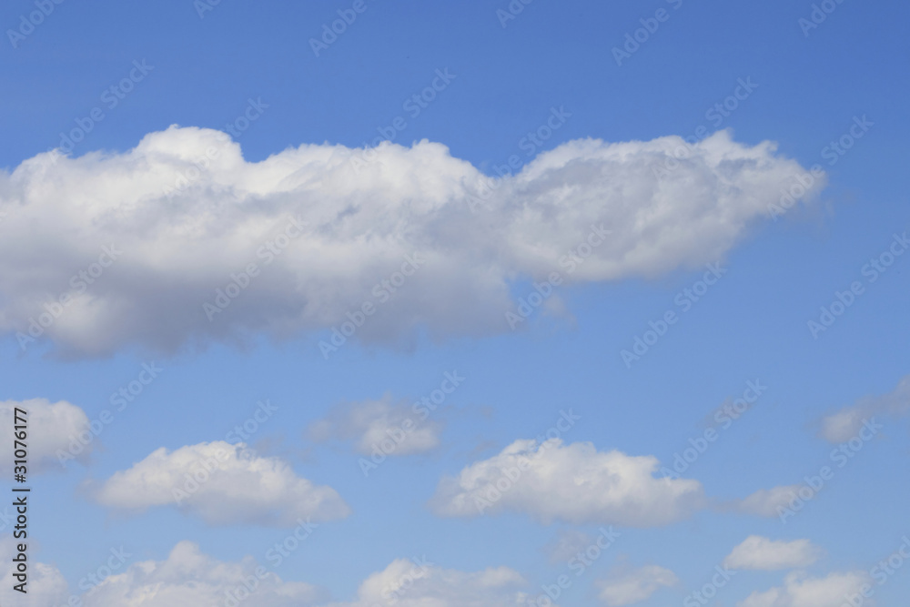 青空と白い雲 青空と白い雲