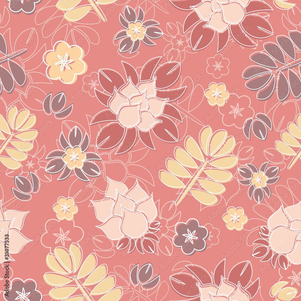 seamless floral background seamless floral background