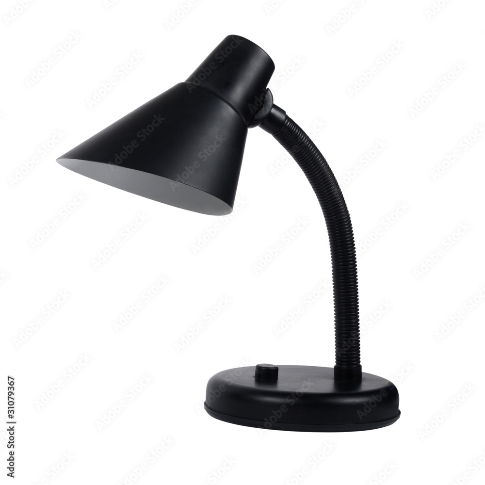 Desk lamp separately on a white background Desk lamp separately on a white background