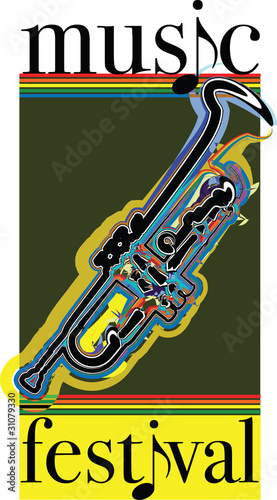 Music festival illustration