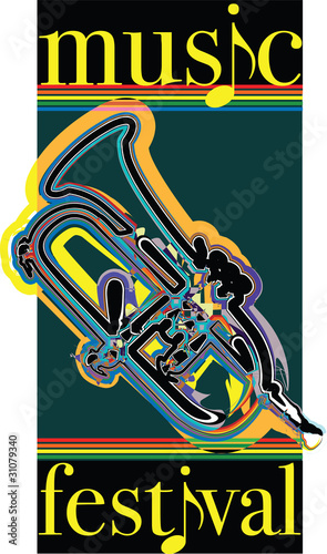 Music festival illustration