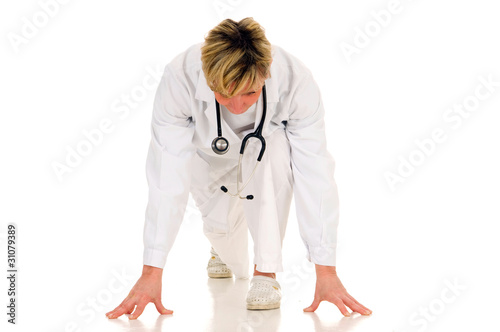 female doctor on the grid